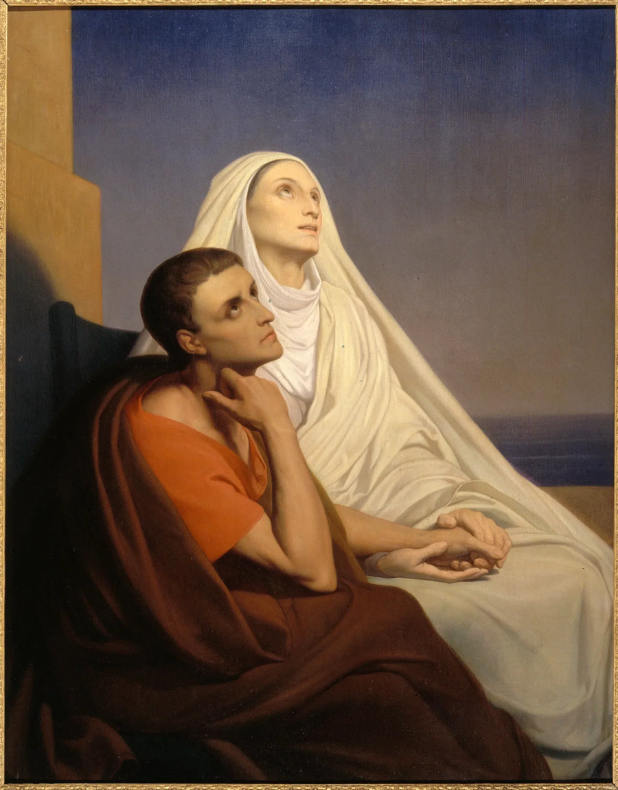 Aziz Augustin ve Azize Monika - Ary Scheffer