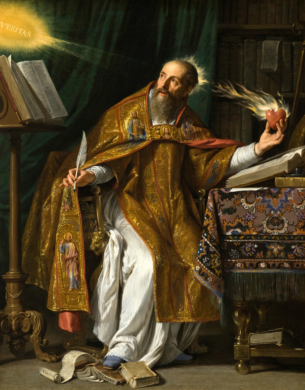 Saint Augustin - Philippe de Champaigne - Alpha Reproduction
