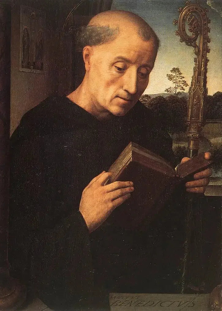 Saint Benoît : Sol aile - Hans Memling