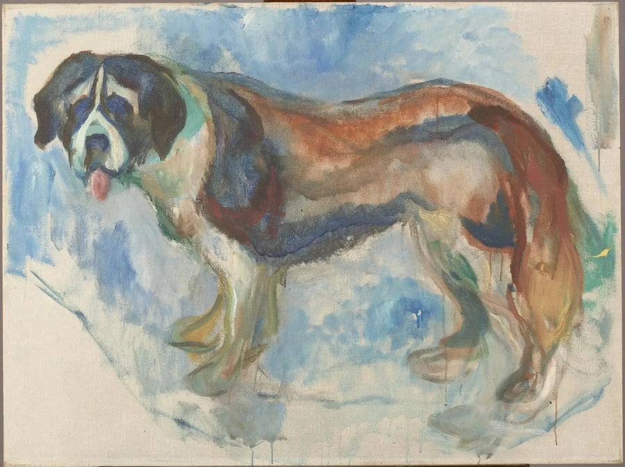 Karlar Altında Saint-Bernard - Edvard Munch