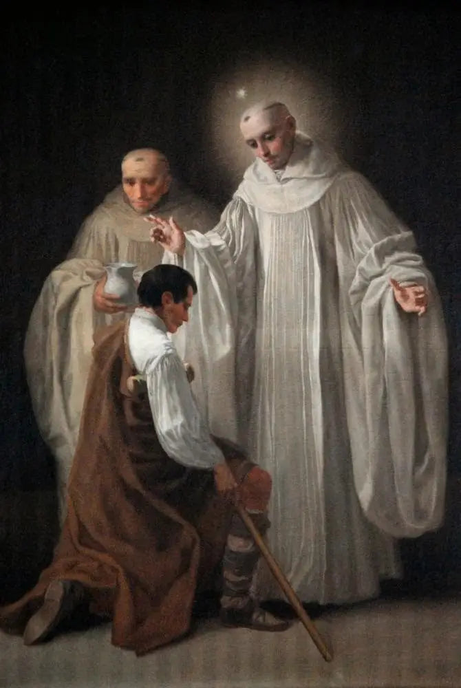 Clairvaux'lu Aziz Bernard, bir sakatı iyileştiriyor - Francisco de Goya