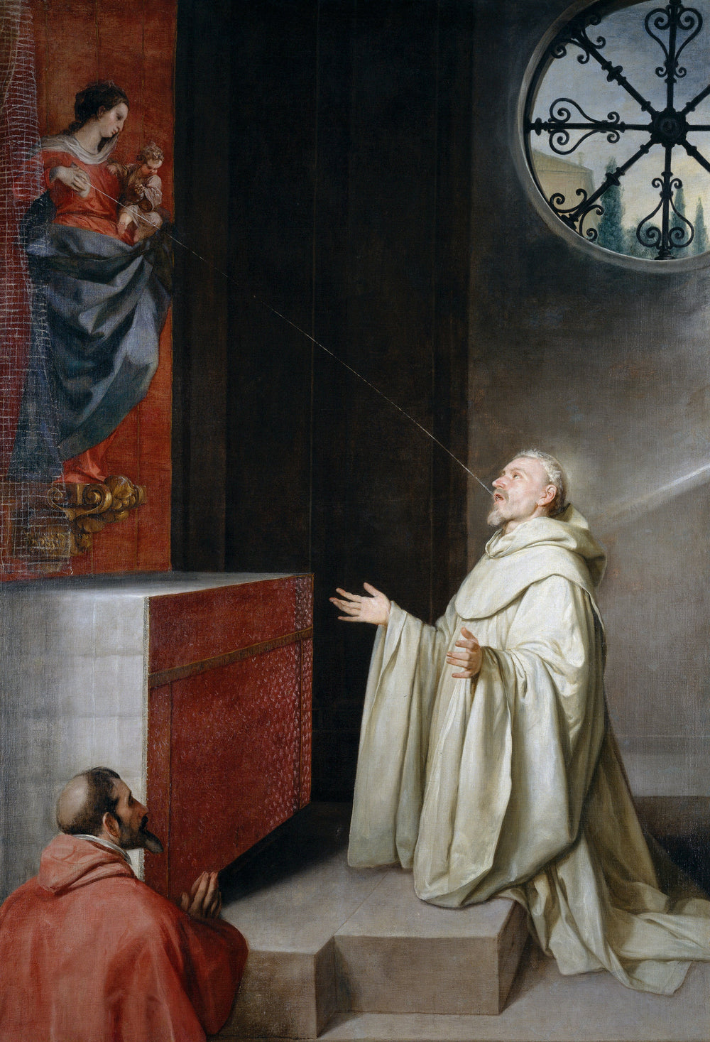 Saint Bernard et la Vierge - Alonso Cano - Alpha Reproduction
