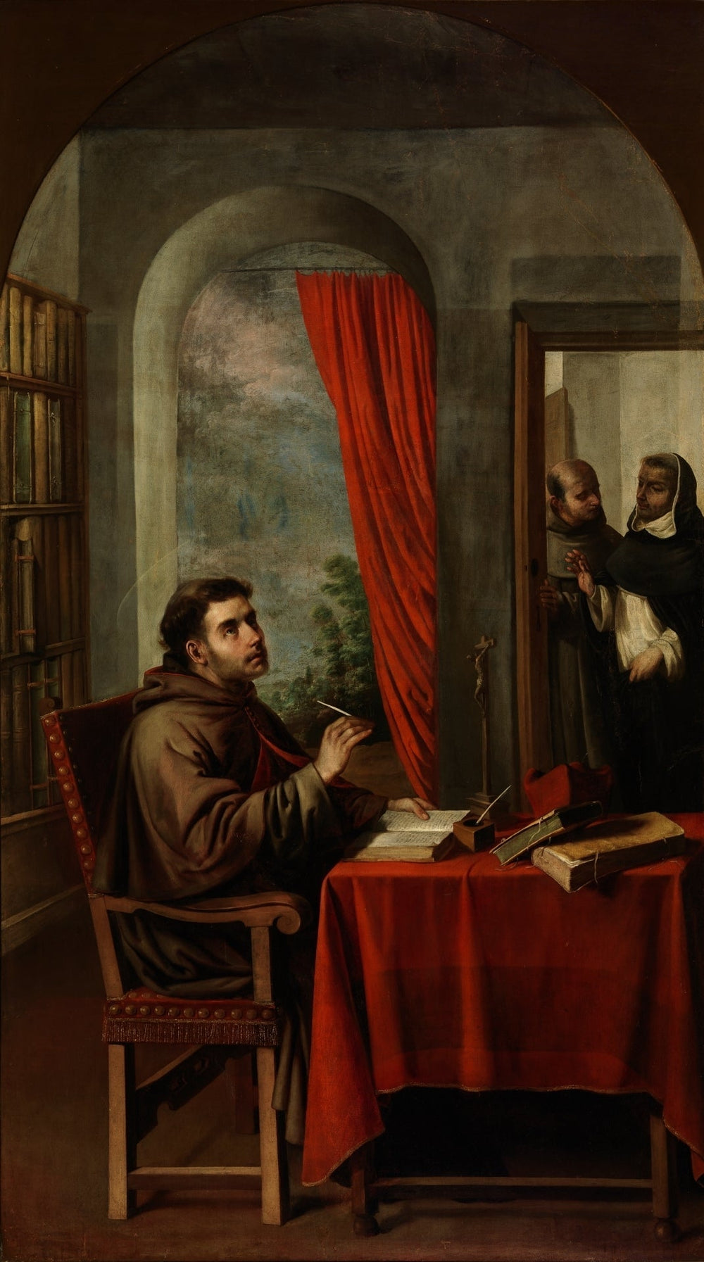 Saint Bonaventure - Francisco de Zurbarán image 1 copie peinte à la main à l’huile