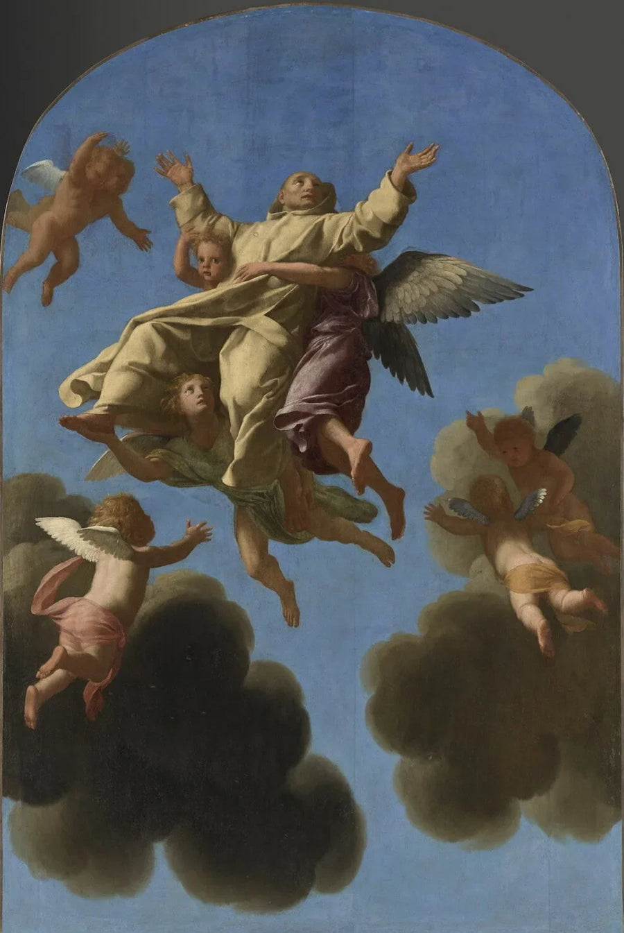 Saint Bruno göğe alınıyor - Eustache Le Sueur