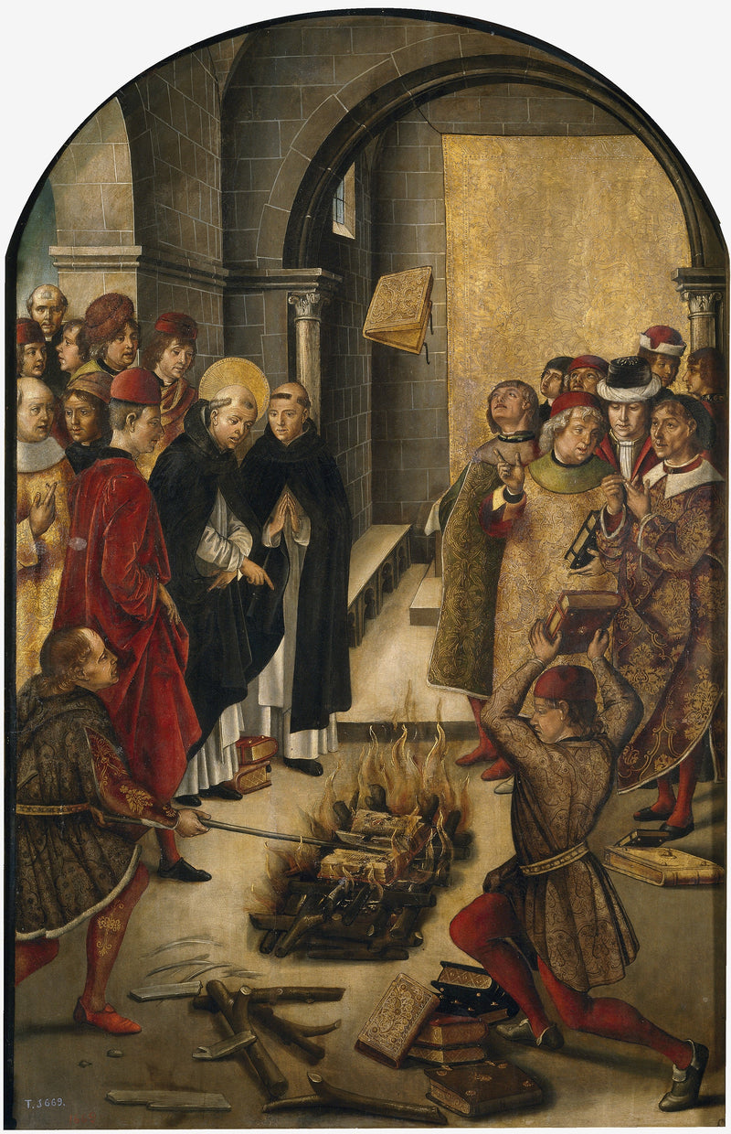 Saint Dominique ve Albigeois - Pedro Berruguete
