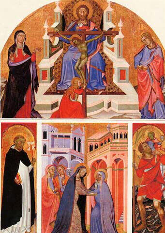 Saint Dominique (Üçleme Tablosu) - Bartolo di Fredi