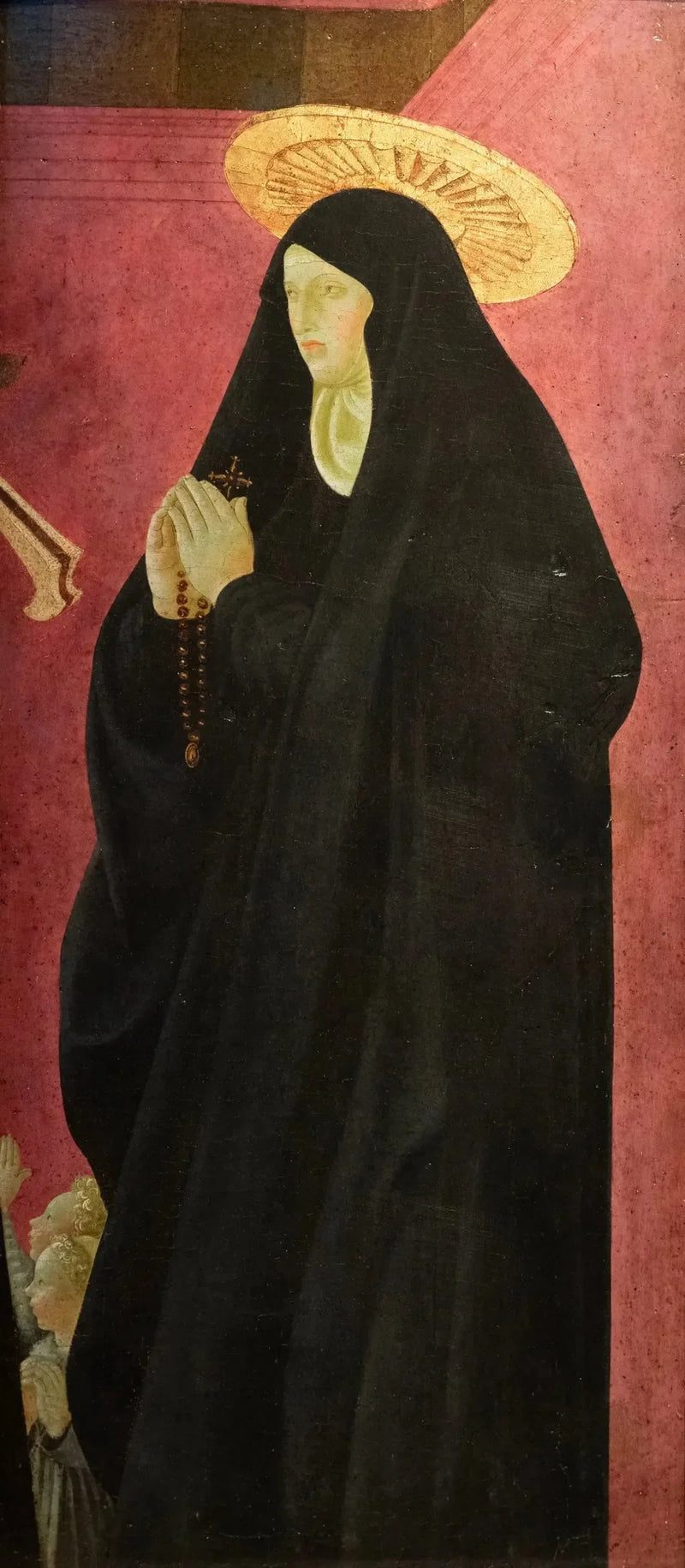 Aziz ve iki çocuk, parça - Paolo Uccello