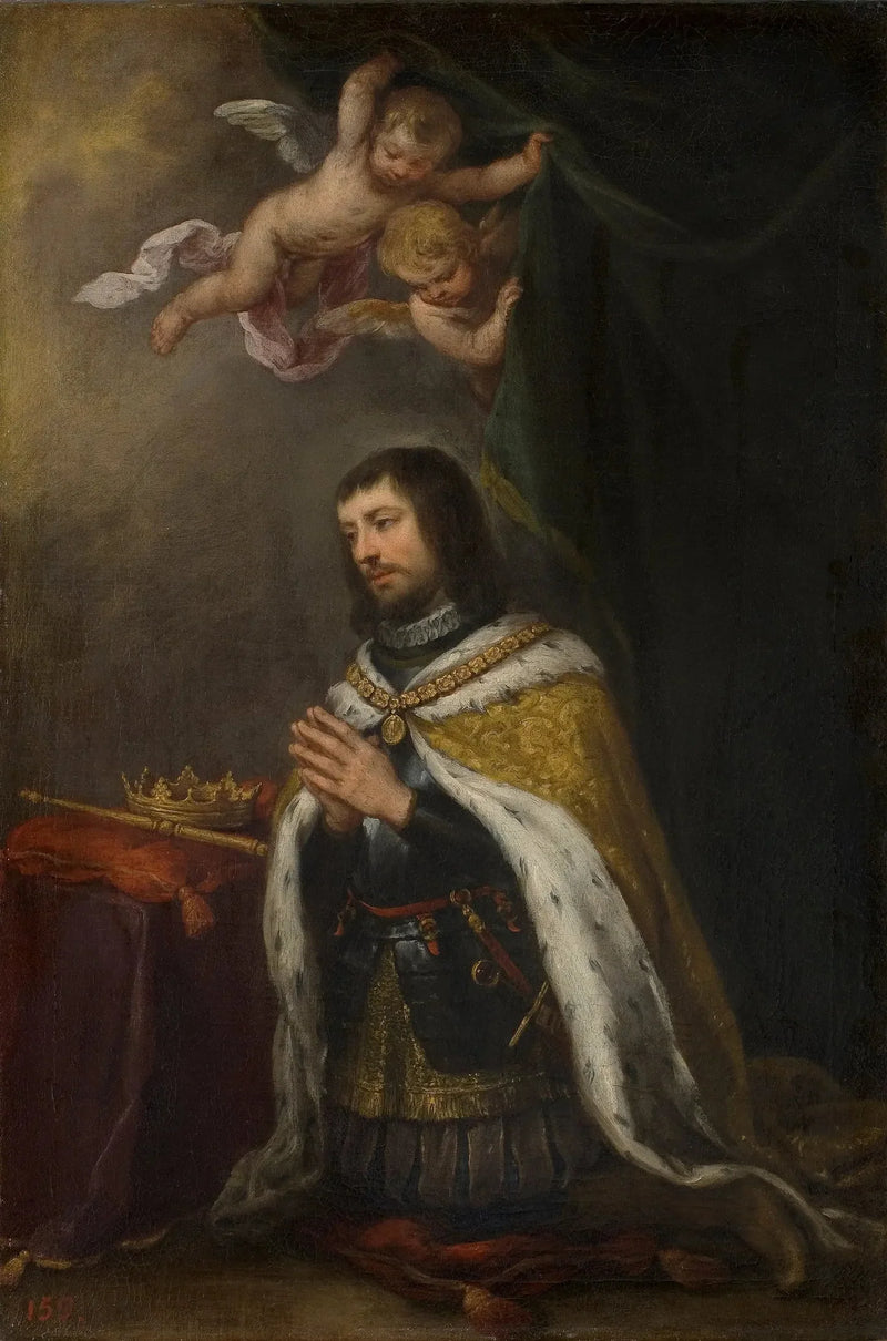 Castilla, León ve Asturias Kralı Saint Ferdinand - Bartolomé Esteban Murillo