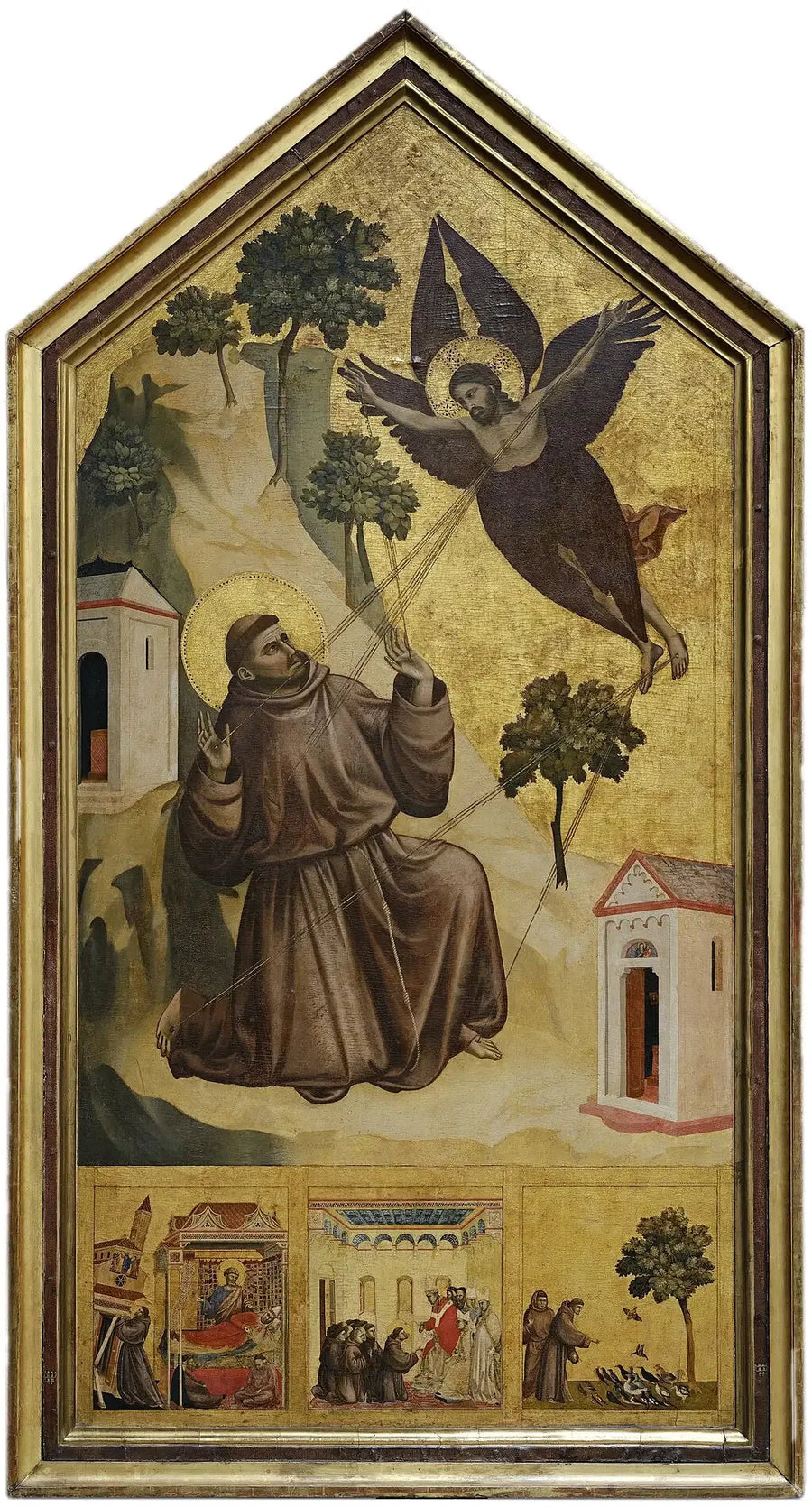 Assisli Aziz Fransis Recevings Stigmata - Giotto