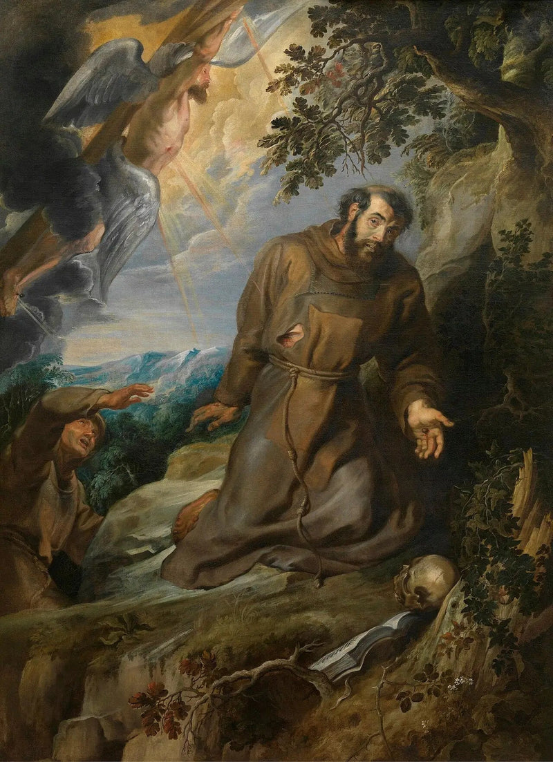 Assis Saint François d'Assise Stigmaları Alırken - Peter Paul Rubens