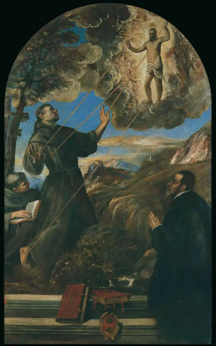 Assisli Aziz Francis'in Stigmaları Alan - Titian