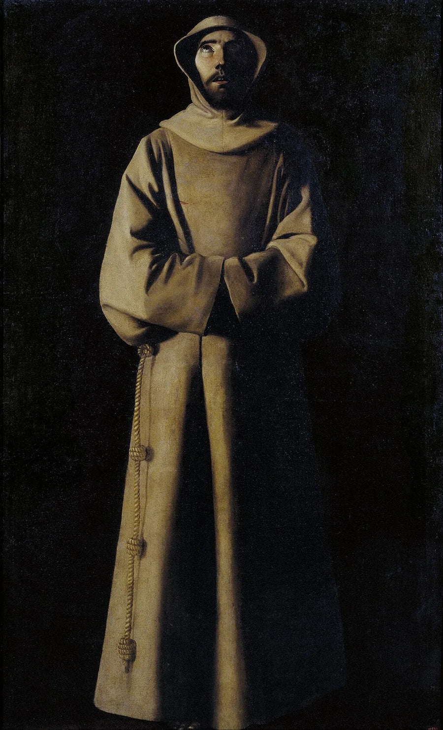 Nicolas V Papası'nın Vizyonuna Göre Aziz Francis of Assisi - Francisco de Zurbarán