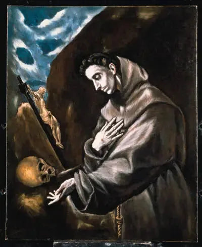 El Greco - Meditasyon İçinde Ayakta Saint François