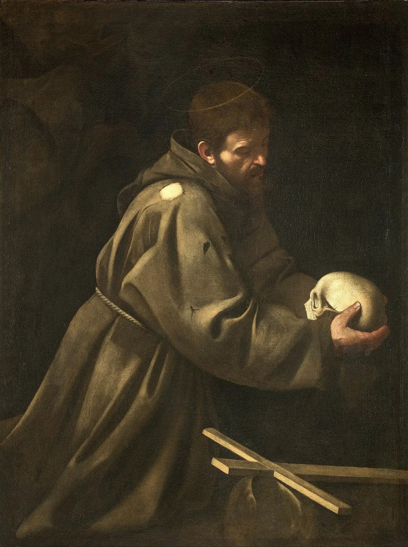 Aziz François'un meditasyonunda - Caravaggio