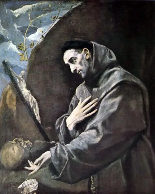 Saint François Dua Ederken - El Greco