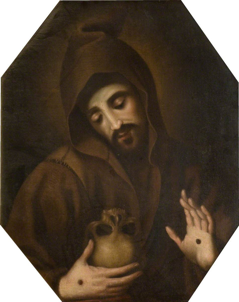 Saint François Meditasyon Yaparken Ölüm Üzerine - Francisco Ribalta