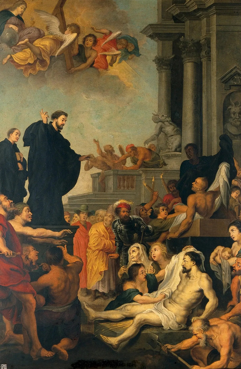 Saint François Xavier vaazı ve şifa - Peter Paul Rubens