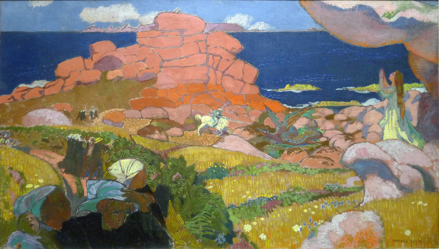 Kızıl Kayalarla Saint Georges - Maurice Denis
