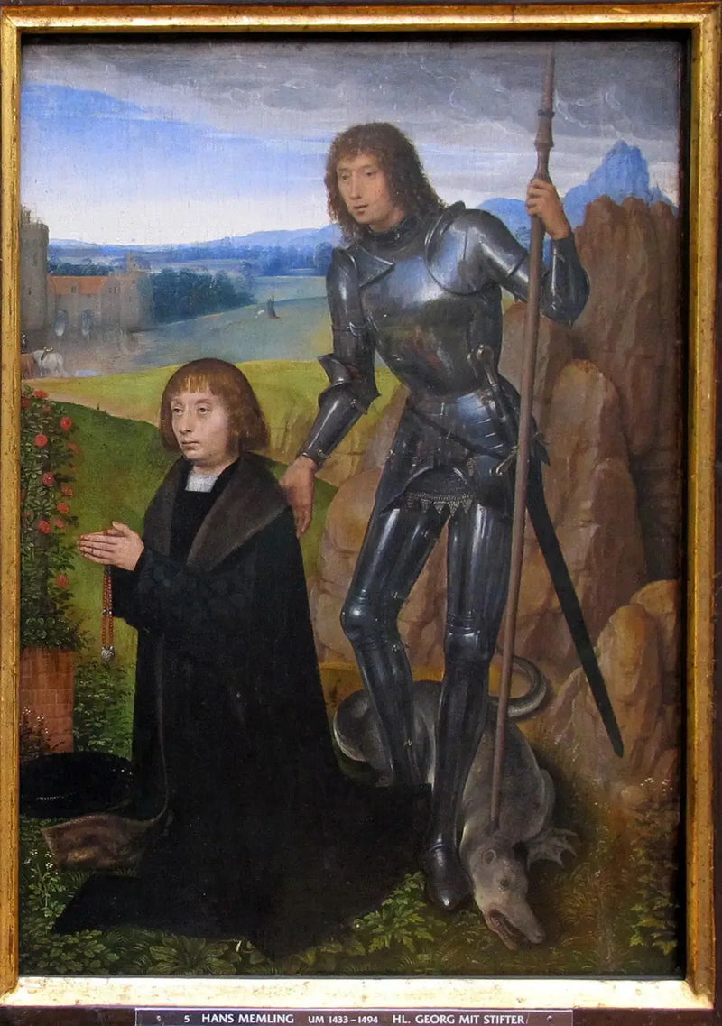 Aziz George ve Bağışçı. - Hans Memling