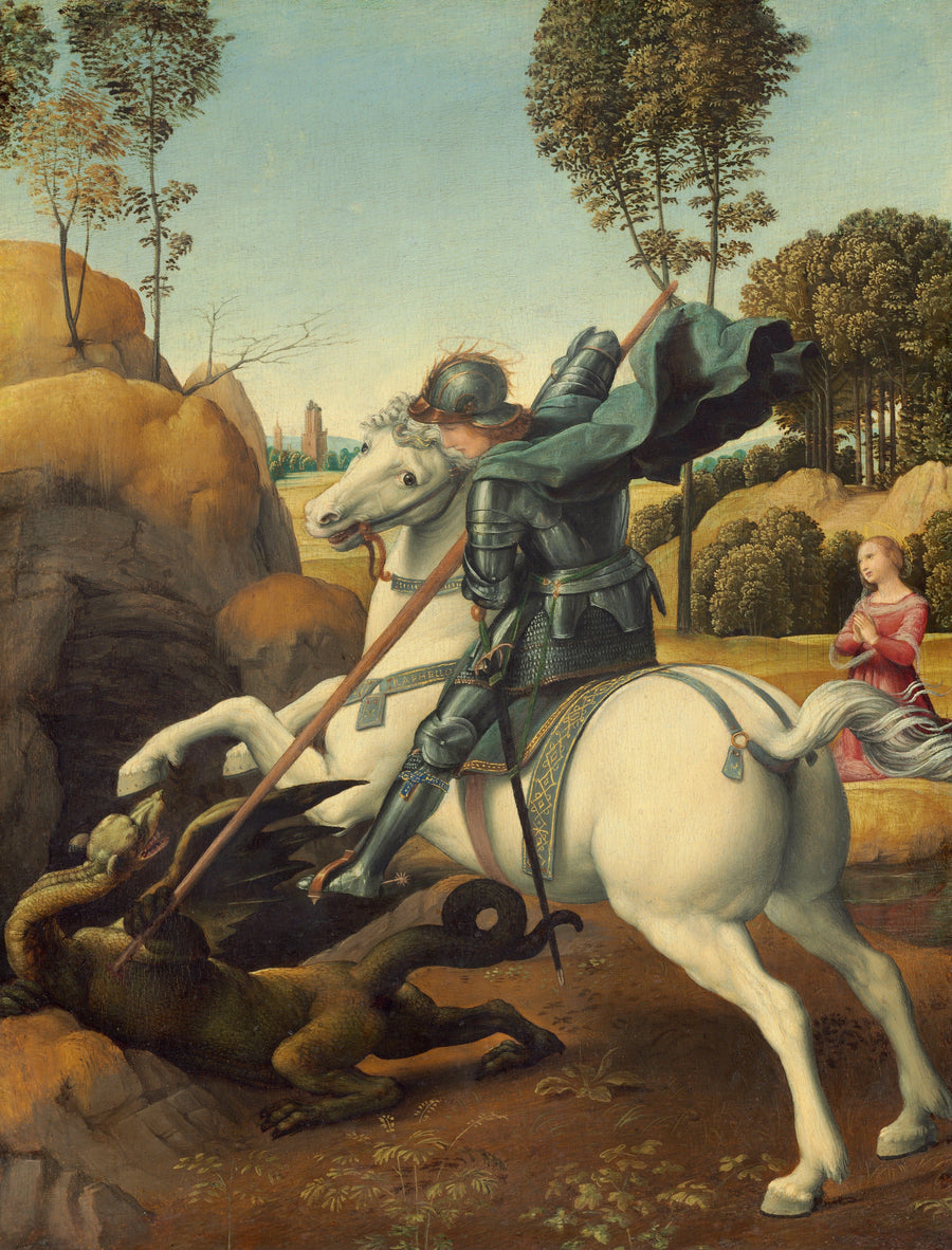 Saint Georges et le Dragon, vers 1506 – Raphaël