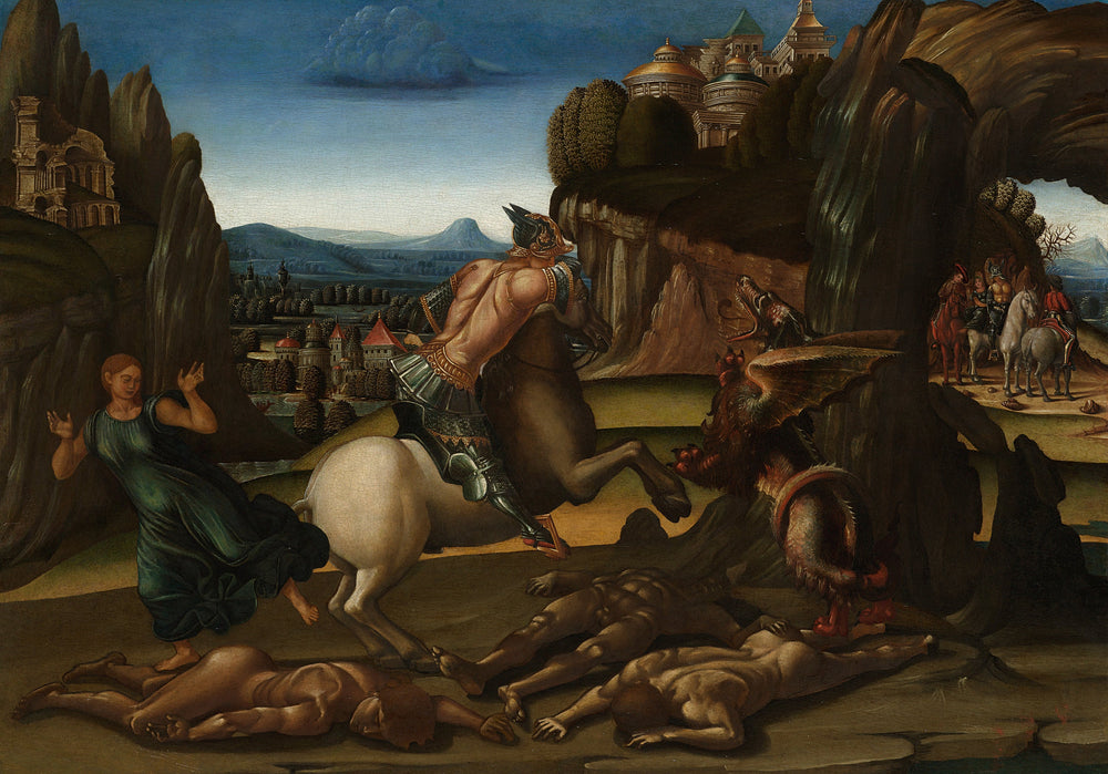 Saint Georges et le dragon - Luca Signorelli - Alpha Reproduction