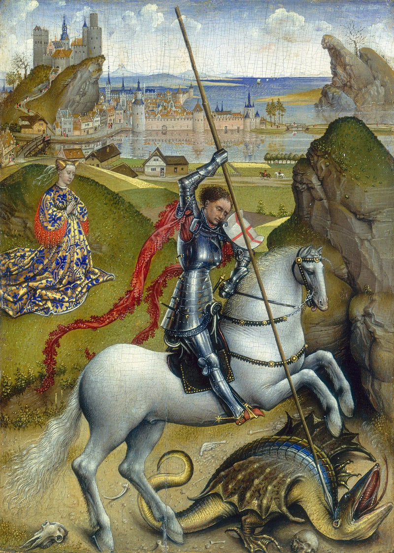 Aziz George Ejderhayı Yenen - Rogier van der Weyden