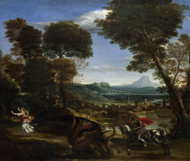 Aziz George Ejderhayı Öldürür - Domenichino