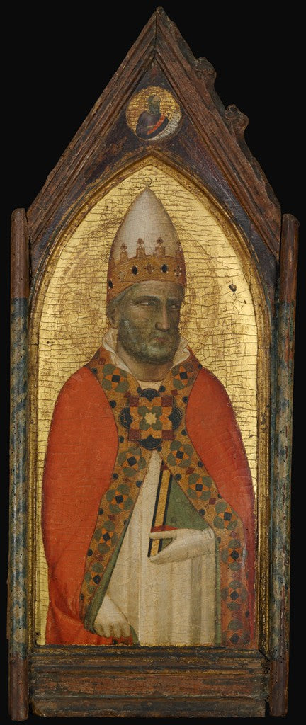 Saint Grégoire Büyük (zirvesinde: bir peygamber) - Bernardo Daddi