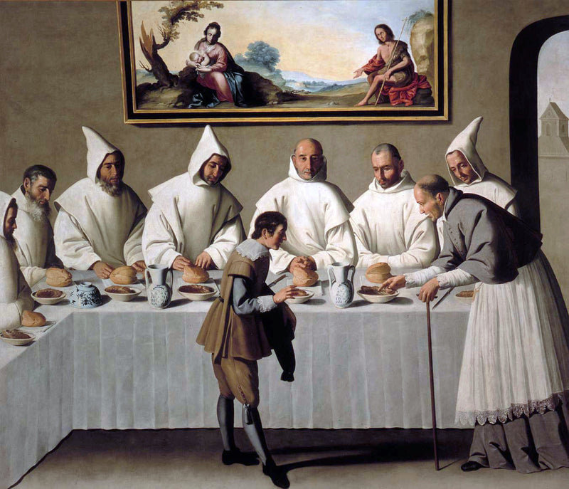 Saint Hugues Mutfak Salonu Chartreux - Francisco de Zurbarán