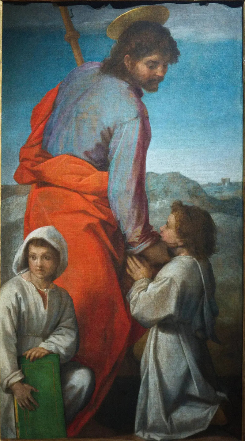 Aziz Jakobus ve İki Çocuk - Andrea del Sarto