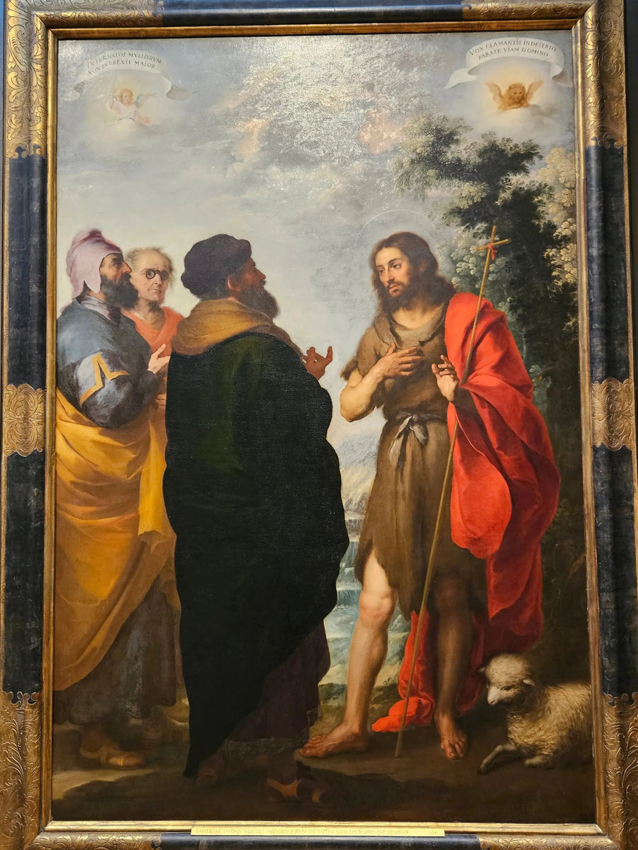 Aziz Jean-Baptiste ve yazıcılar ile ferisiler - Bartolomé Esteban Murillo