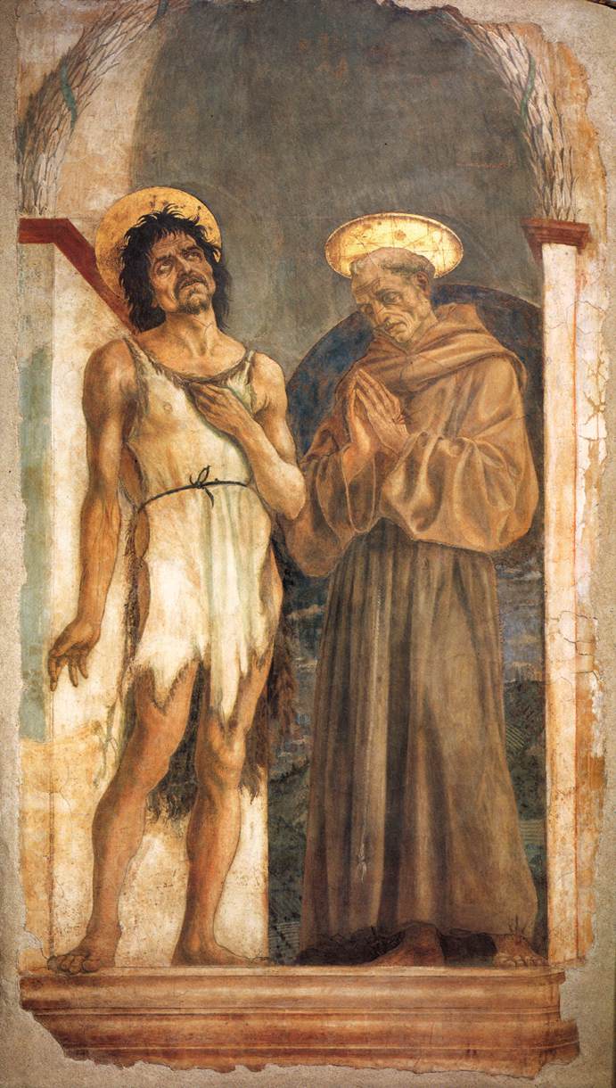 saint Jean-Baptiste ve saint François - Domenico Veneziano