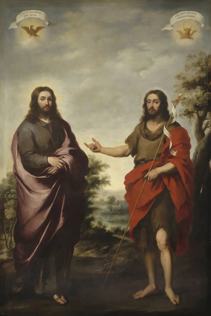 Saint Jean-Baptiste İsa'yı Gösteriyor - Bartolomé Esteban Murillo