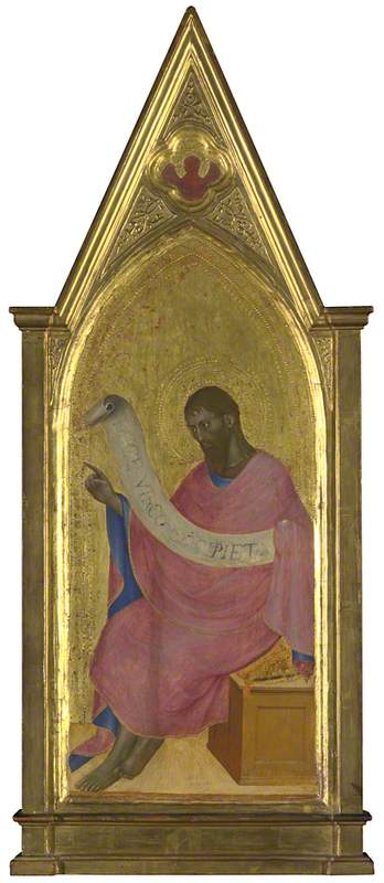 Saint Jean-Baptiste : Sağ Panoletin Paneli - Giovanni da Milano