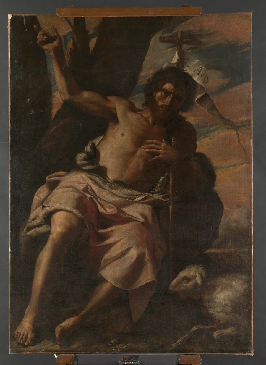 Saint Jean-Baptiste vaaz ediyor - Mattia Preti