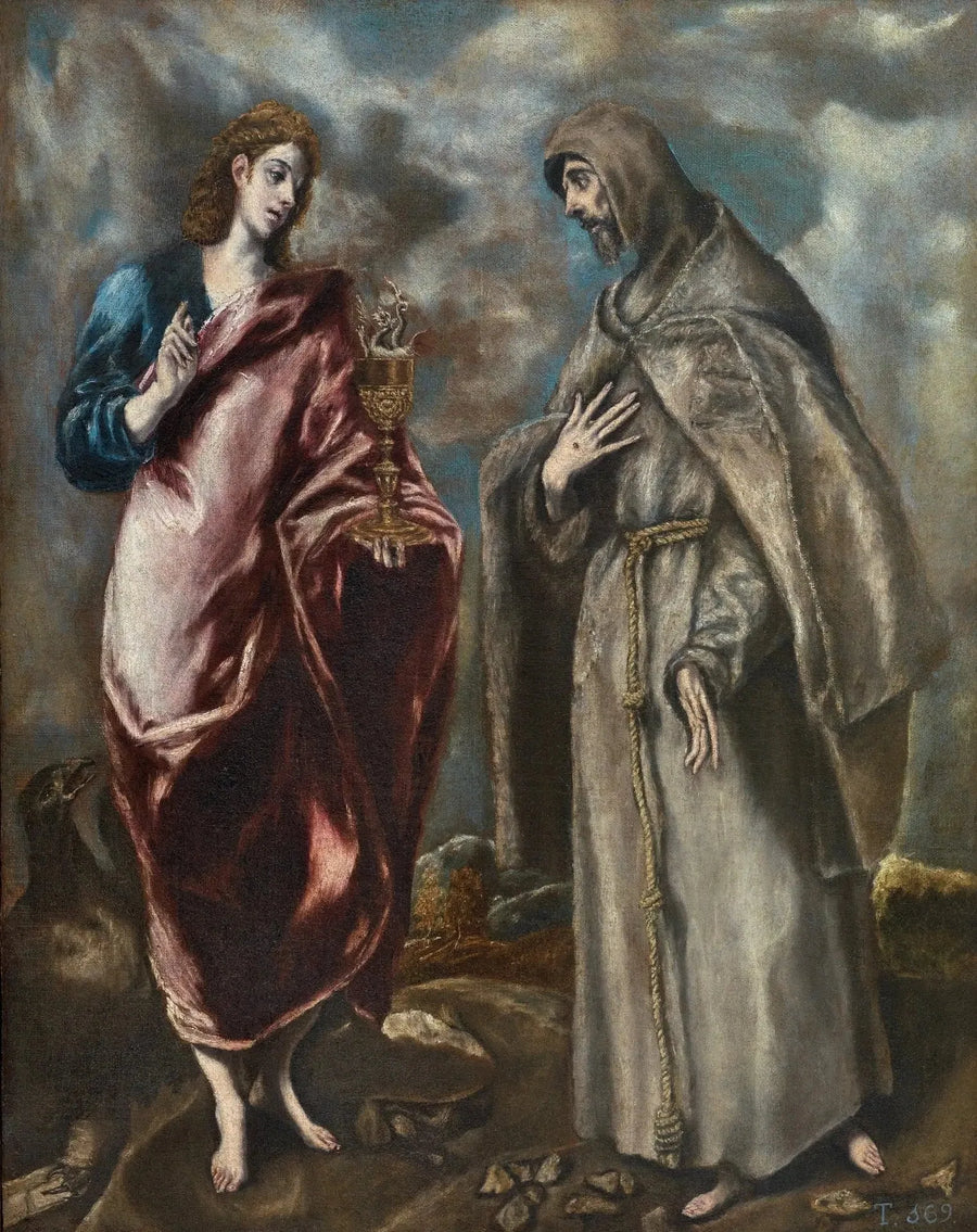Saint Jean İncili ve Saint François Assisi - El Greco