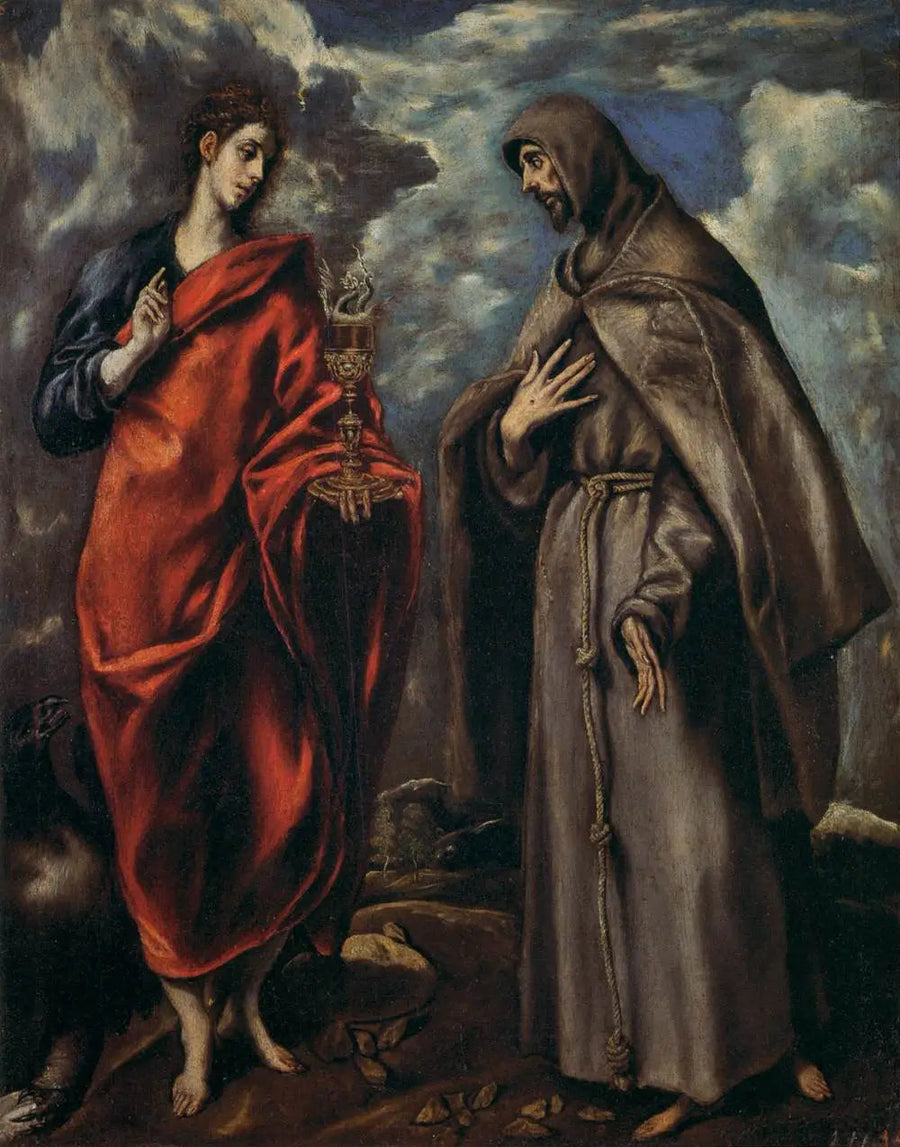 Saint Jean İncili ve Saint François - El Greco