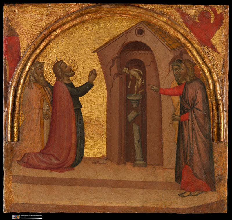 Saint Jean İncili, pagan bir tapınağın yıkılmasına neden oluyor - Francescuccio Ghissi