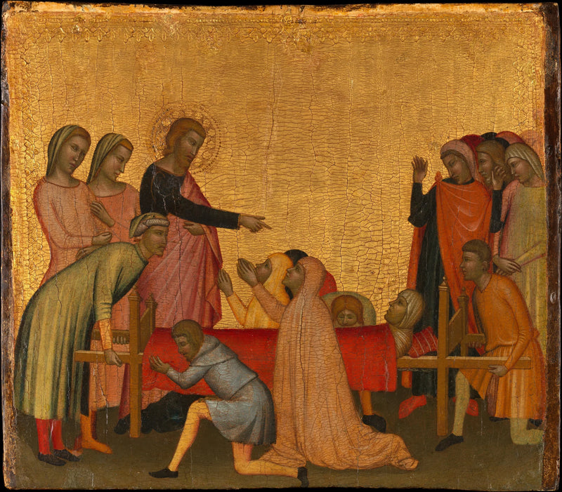 Saint Jean İncili yeniden diriltirken Satheus - Francescuccio Ghissi