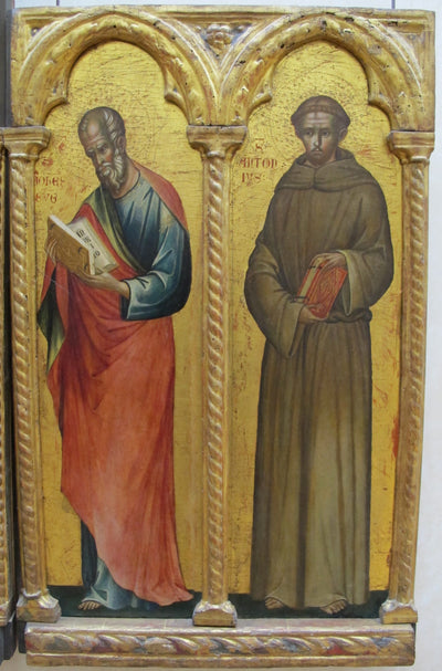 Saint Jean l’Evangéliste et saint Antoine de Padoue - Paolo Veneziano - Alpha Reproduction