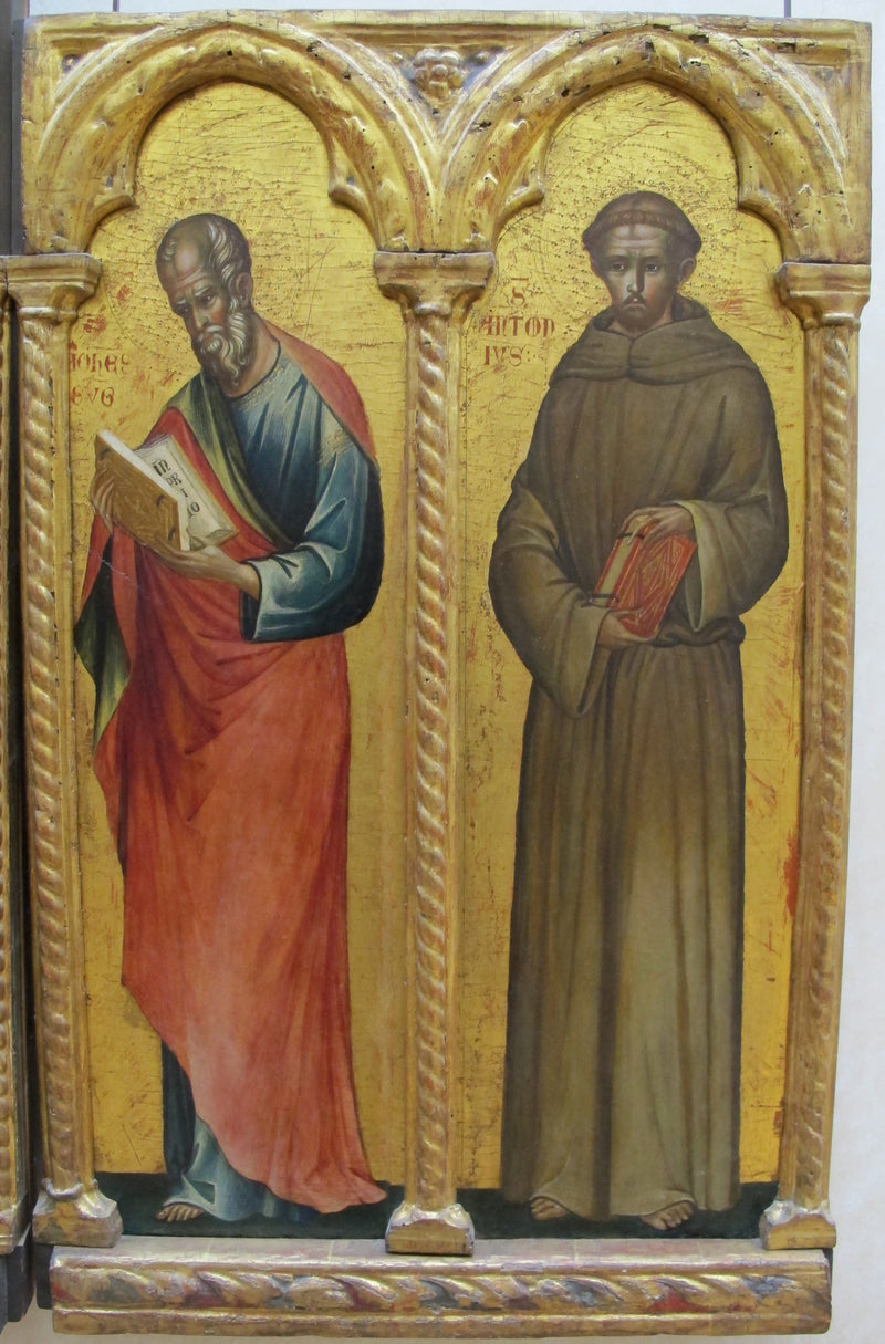 Saint Jean İncili ve Aziz Antoine de Padoue - Paolo Veneziano