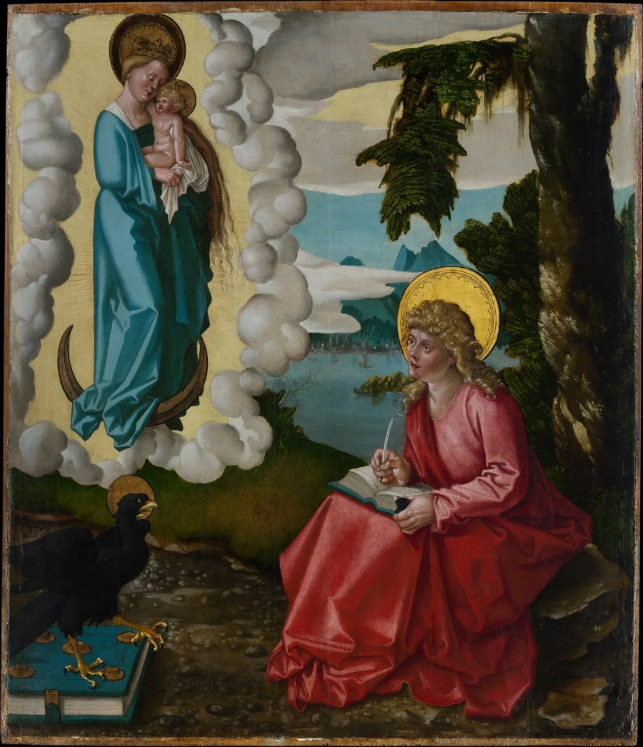Patmos Adası'nda Saint Jean - Hans Baldung Grien
