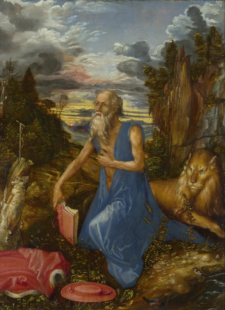 Çöl'deki Aziz Hieronymus - Albrecht Dürer