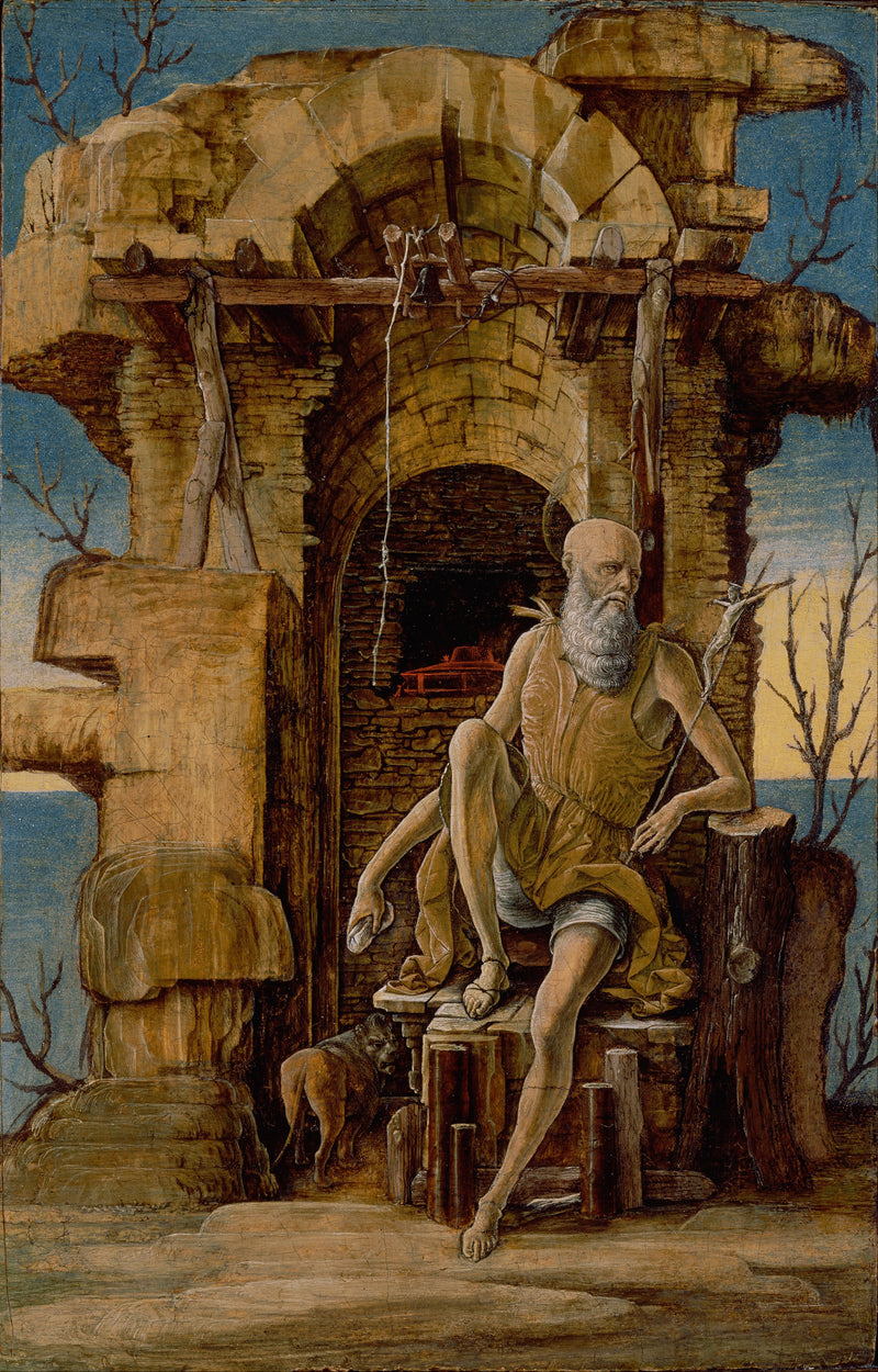 Çölde Saint Jerome - Ercole de’ Roberti
