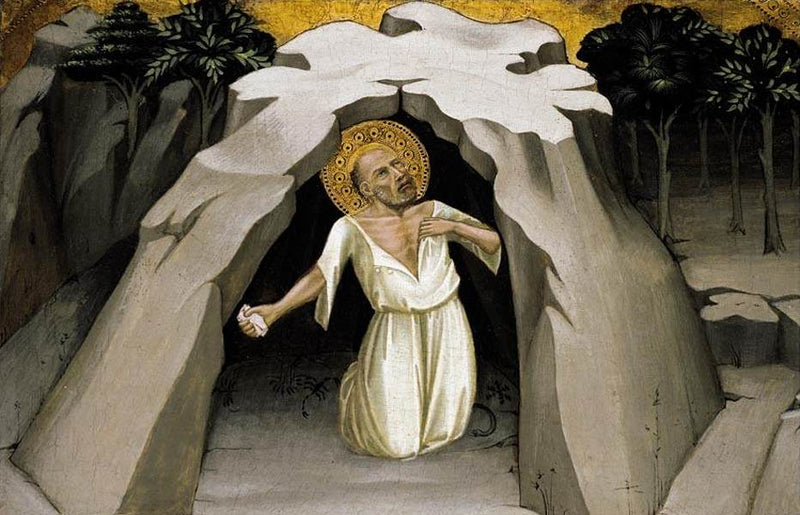 Çölde Saint Jerome - Lorenzo Monaco