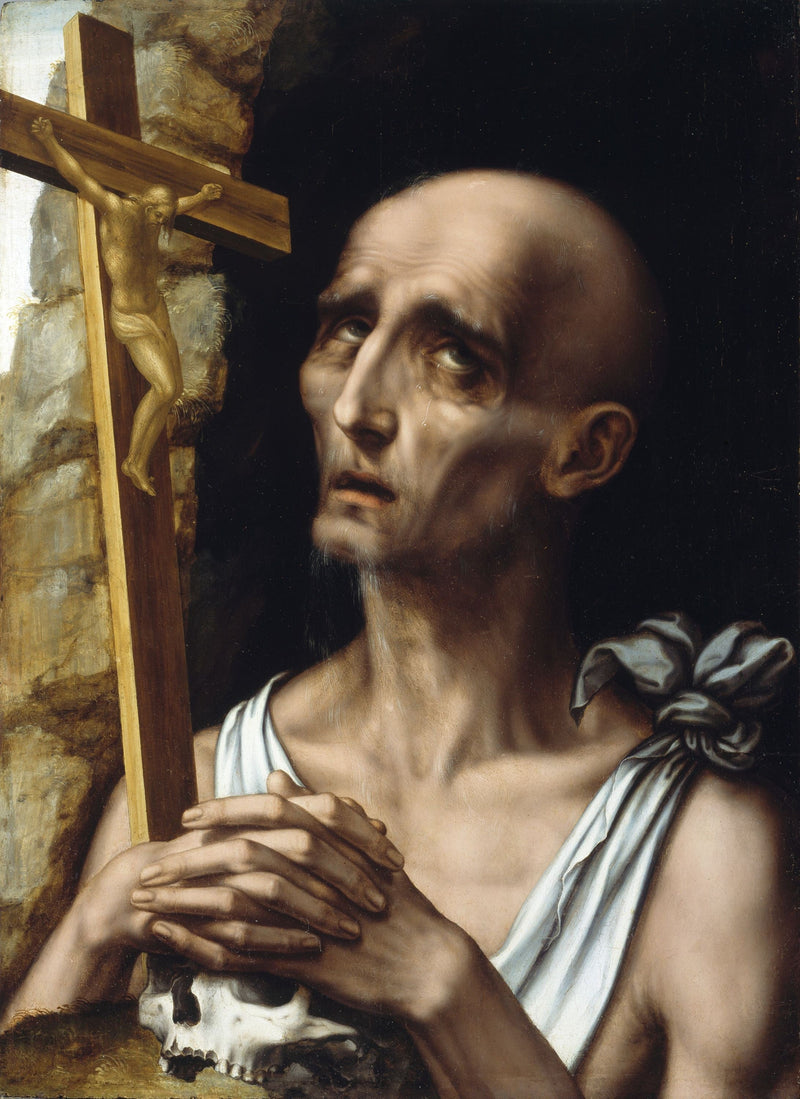 Çölde Saint Jerome - Luis de Morales