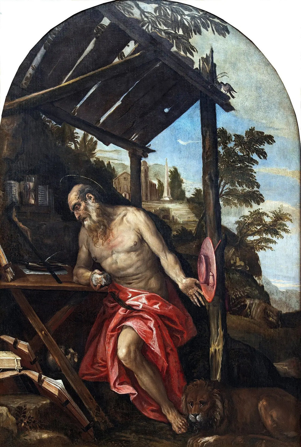 Saint Jérôme en pénitence San Girolamo pénitente - Paul Véronèse - Alpha Reproduction