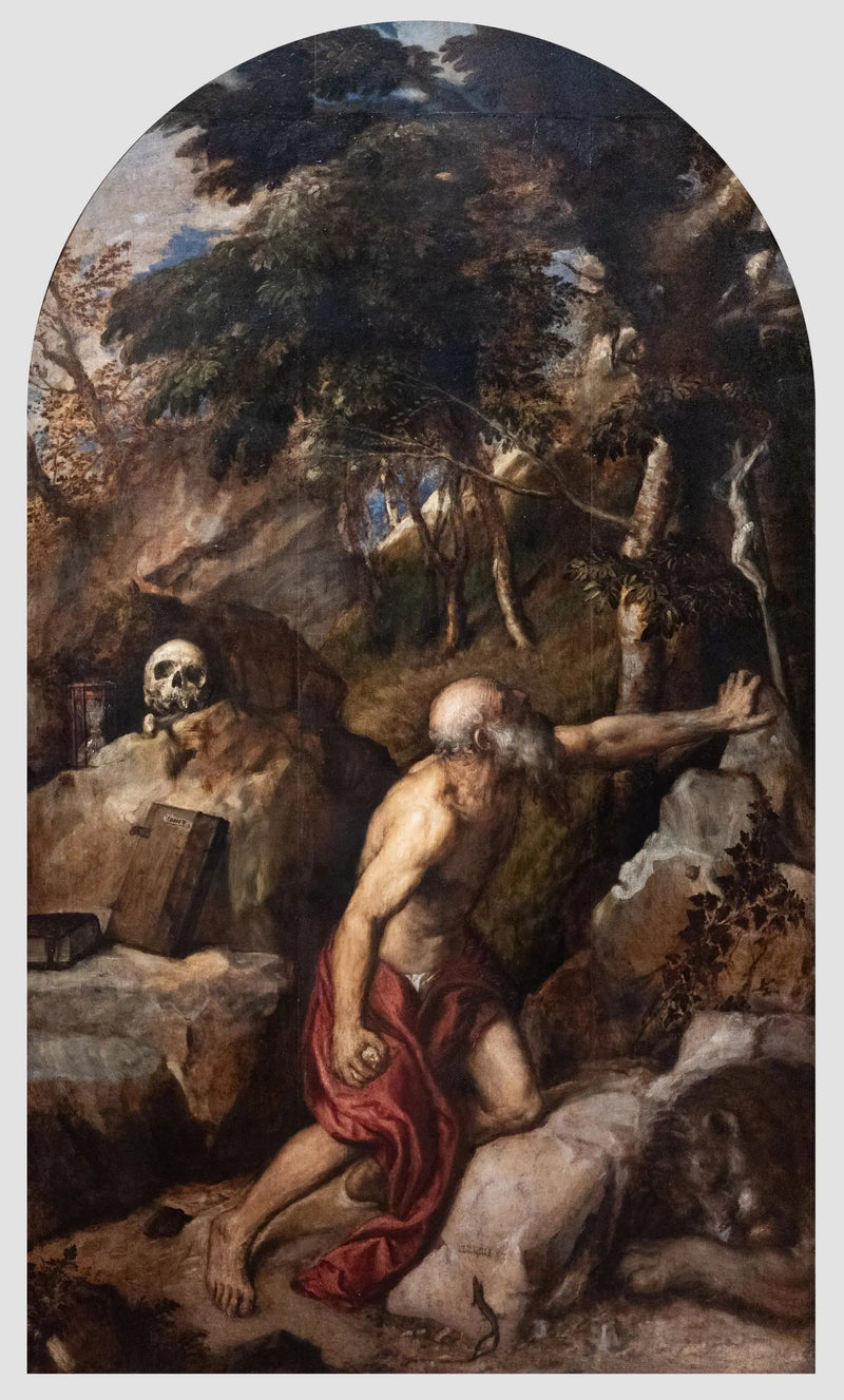 Aziz Jerome Günah Çıkarmada - Titian