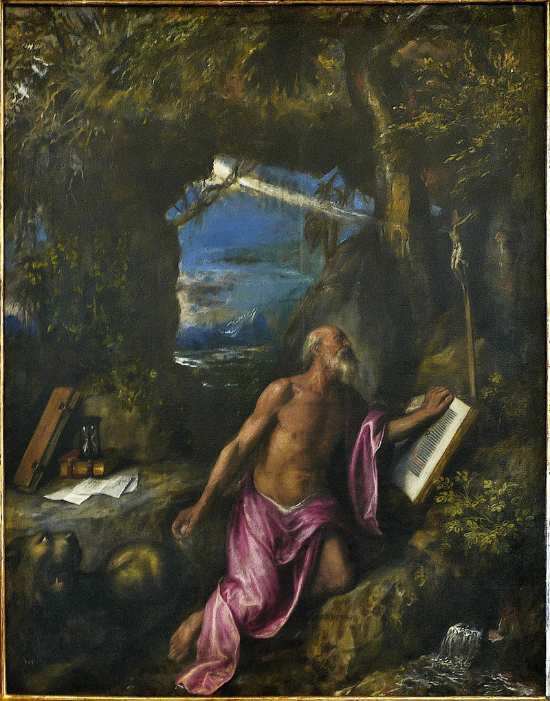 Aziz Jerome Günah Çıkarmada - Titian