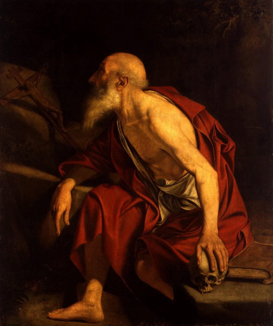 Saint Jérôme Dua Ediyor - Orazio Gentileschi